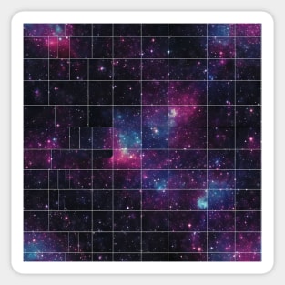 Cosmic Infinity - Infinite Space Seamless Pattern Sticker